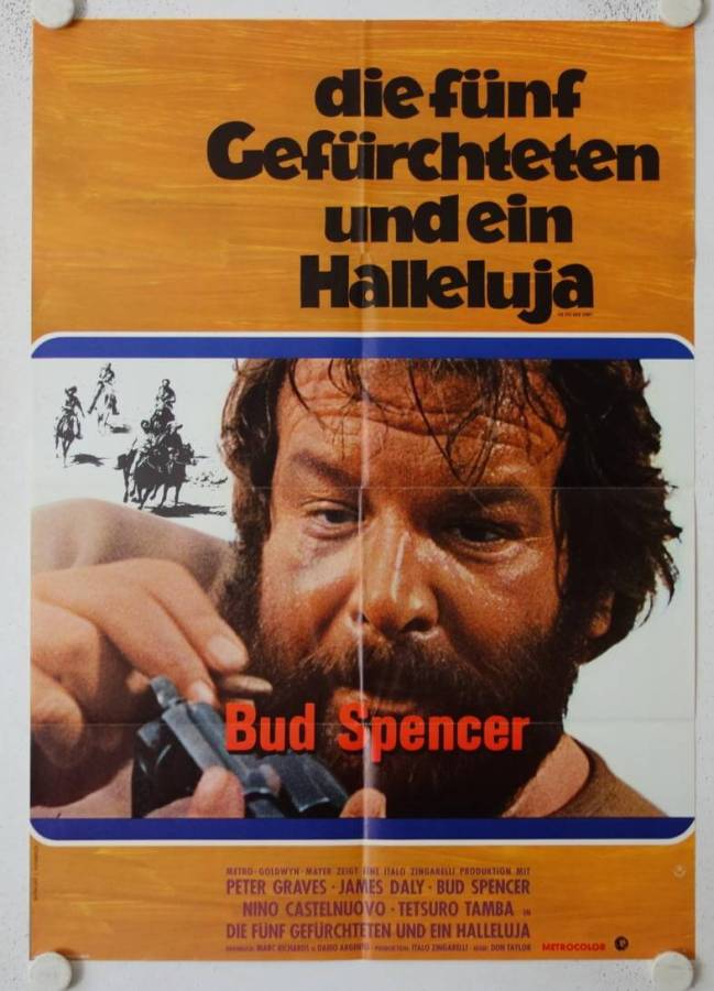 The 5 Man Army re-release german movie poster